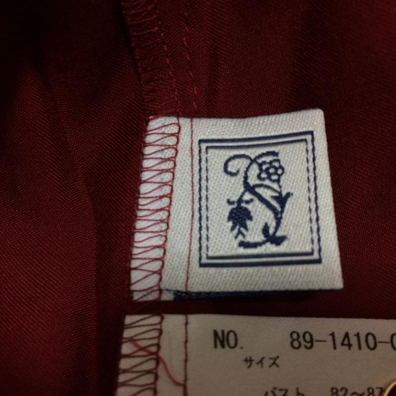シードレイク Seadrake カットソー 長袖 38 無地 えんじ / ワインレッド / レディース USED 古着 中古 10017488