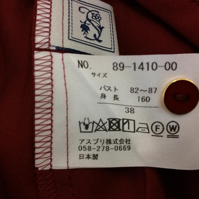 シードレイク Seadrake カットソー 長袖 38 無地 えんじ / ワインレッド / レディース USED 古着 中古 10017489