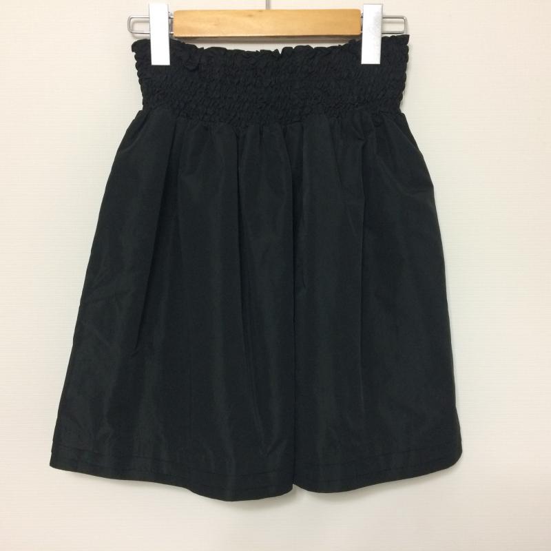 ジュエルチェンジズ Jewel Changes スカート ミニスカート 無地 黒 / ブラック / レディース USED 古着 中古 10017504