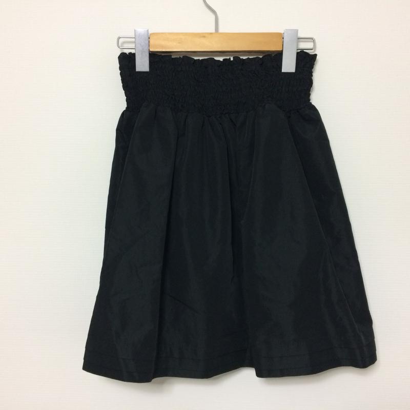 ジュエルチェンジズ Jewel Changes スカート ミニスカート 無地 黒 / ブラック / レディース USED 古着 中古 10017505