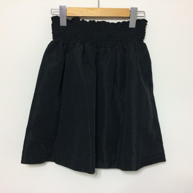 ジュエルチェンジズ Jewel Changes スカート ミニスカート 無地 黒 / ブラック / レディース USED 古着 中古 10017506