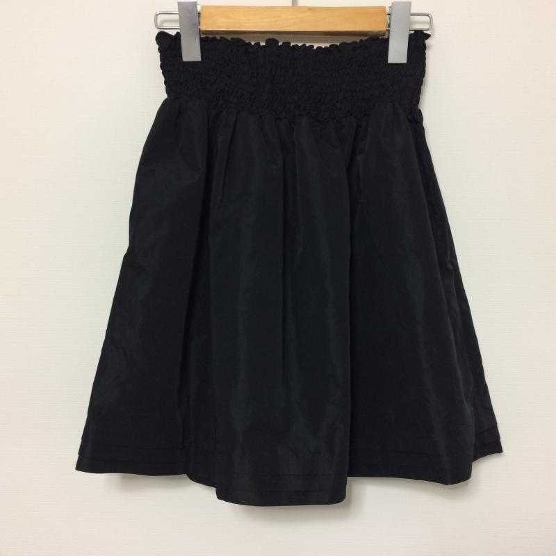 ジュエルチェンジズ Jewel Changes スカート ミニスカート 無地 黒 / ブラック / レディース USED 古着 中古 10017506