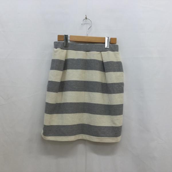 ザンパ ZAMPA スカート スカート M 白 / ホワイト / X 灰 / グレー / レディース USED 古着 中古 10017839