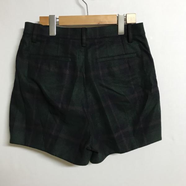スナオクワハラ SUNAOKUWAHARA パンツ ショートパンツ M チェック 緑 / グリーン / レディース USED 古着 中古 10017905