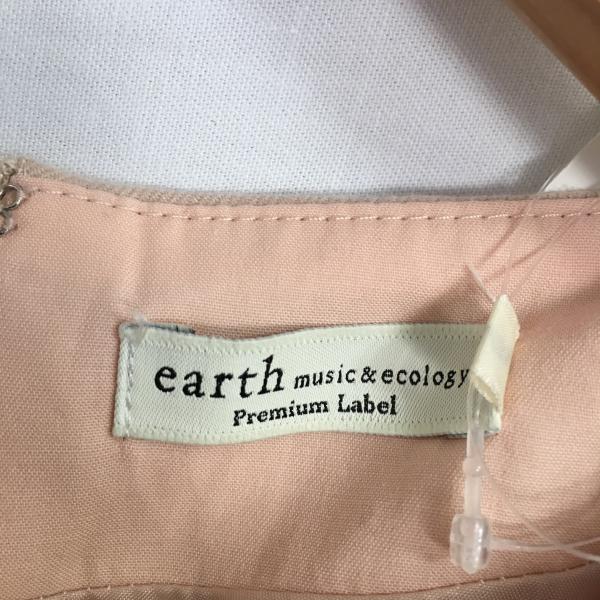 アースミュージックアンドエコロジー earth music&ecology ワンピース 長袖ワンピース M 無地 桃 / ピンク / レディース USED 古着 中古 10018268