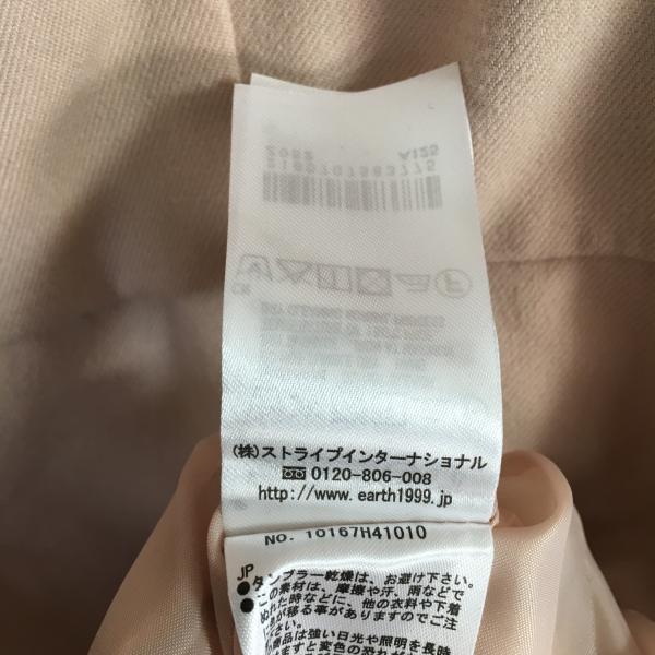 アースミュージックアンドエコロジー earth music&ecology ワンピース 長袖ワンピース M 無地 桃 / ピンク / レディース USED 古着 中古 10018268
