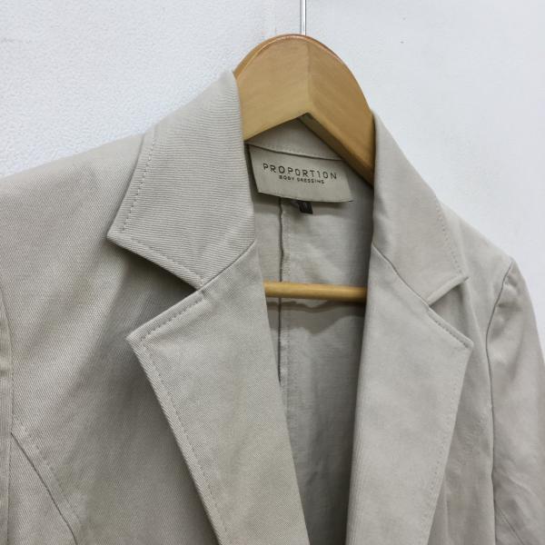 プロポーションボディドレッシング PROPORTION BODY DRESSING ジャケット、上着 薄手ジャケット 3 無地 ベージュ / ベージュ / レディース USED 古着 中古 10018269