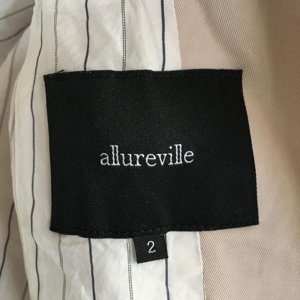 アルアバイル allureville コート コート 2 無地 ベージュ / ベージュ / レディース USED 古着 中古 10018273