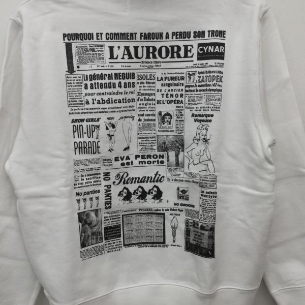 ノーパンティーズ NO PANTIES パーカー パーカー S 白 / ホワイト / メンズ USED 古着 中古 10018468