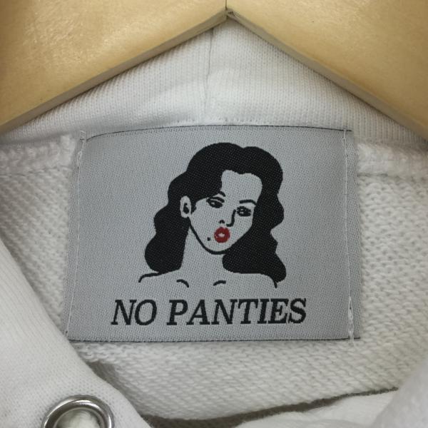 ノーパンティーズ NO PANTIES パーカー パーカー S 白 / ホワイト / メンズ USED 古着 中古 10018468