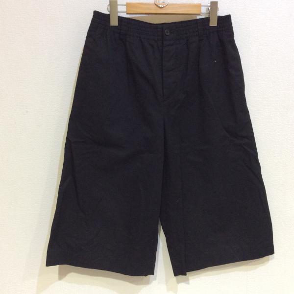 エムエイチエル MHL. パンツ 17SS ワイドパンツ バギーパンツ S 無地 黒 / ブラック / レディース USED 古着 中古 10018614