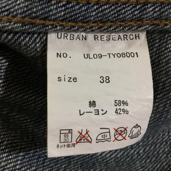 アーバンリサーチ URBAN RESEARCH ジャケット、上着 デニムジャケット 38 無地 青 / ブルー / レディース USED 古着 中古 10018833