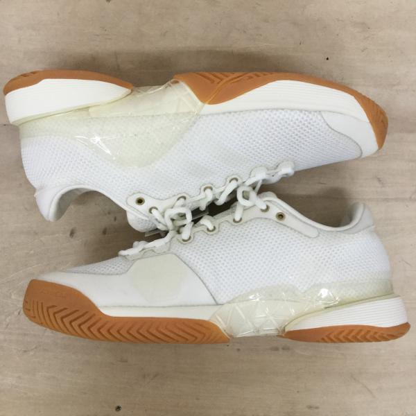 アディダス adidas スニーカー Barricade 2017 Minimalism 27.5cm 無地 白 / ホワイト / メンズ USED 古着 中古 10018852