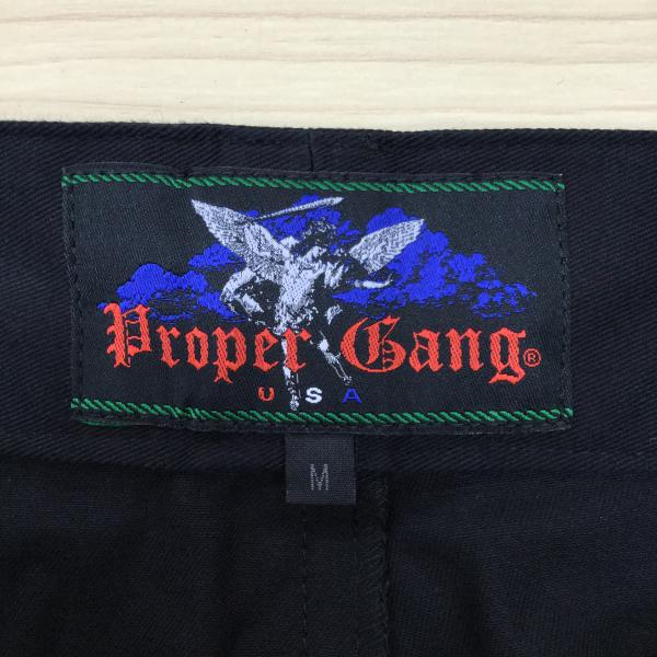 プロパーギャング PROPER GANG パンツ ショートパンツ M 黒 / ブラック / X 桃 / ピンク / メンズ USED 古着 中古 10018920