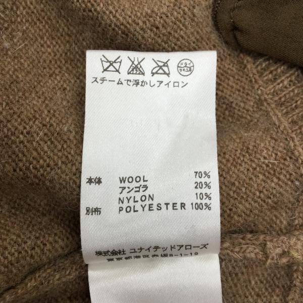 ビューティアンドユースユナイテッドアローズ BEAUTY&YOUTH UNITED ARROWS ニット、セーター ニット 無地 茶 / ブラウン / レディース USED 古着 中古 10018934