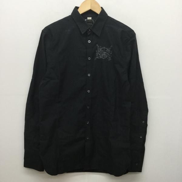 ディーゼル DIESEL シャツ、ブラウス シャツ M 黒 / ブラック / メンズ USED 古着 中古 10019116