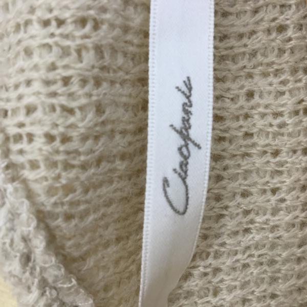 チャオパニック CIAOPANIC ワンピース ワンピース ベージュ / ベージュ / X 紺 / ネイビー / レディース USED 古着 中古 10019377