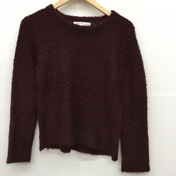 ビームス BEAMS ニット、セーター ニット FREE 無地 えんじ / ワインレッド / レディース USED 古着 中古 10019451