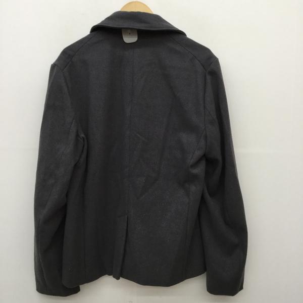 オークランド OAKLAND コート ジャケット L 無地 灰 / グレー / メンズ USED 古着 中古 10019573