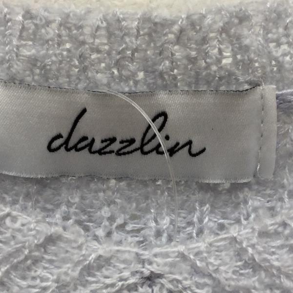 ダズリン dazzlin ニット、セーター ニット FREE 無地 水色 / ライトブルー / レディース USED 古着 中古 10019790