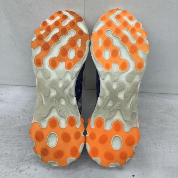 ナイキ NIKE スニーカー NIKE REACT ELEMENT 87 AQ1090-004 27.5cm 黒 / ブラック / X 青 / ブルー / メンズ USED 古着 中古 10019902