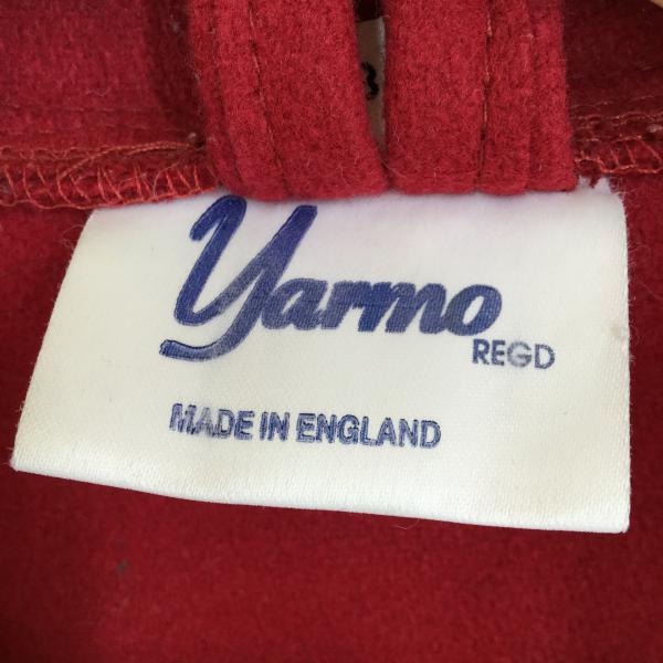 ヤーモ Yarmo コート ジャケット 38 無地 赤 / レッド / メンズ USED 古着 中古 10020019