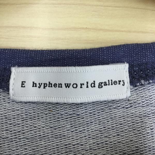 イーハイフンワールドギャラリー E hyphen world gallery ワンピース ワンピース FREE 無地 青 / ブルー / レディース USED 古着 中古 10020049