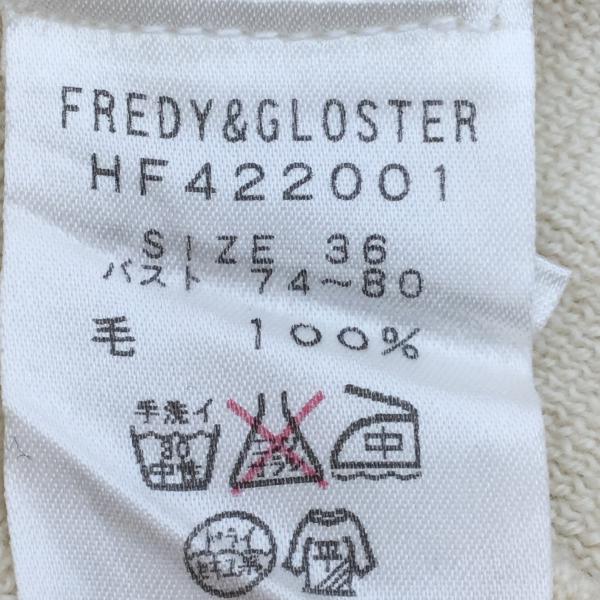 フレディアンドグロスター FREDY&GLOSTER カーディガン カーディガン 36 白 / ホワイト / レディース USED 古着 中古 10020302