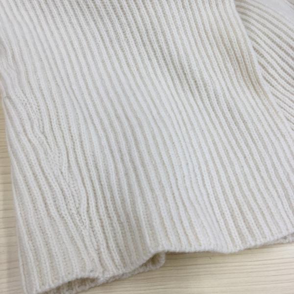 ミラオーウェン Mila Owen ニット、セーター 長袖ニット FREE 無地 白 / ホワイト / レディース USED 古着 中古 10020615