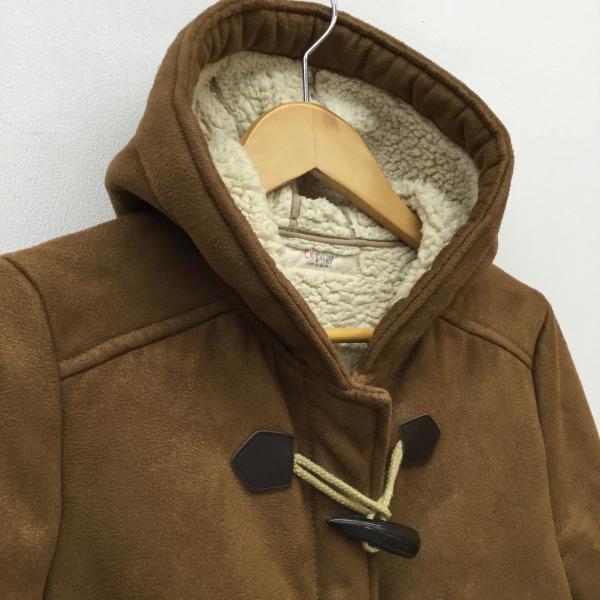 ユナイテッドアローズ UNITED ARROWS コート ダッフルコート M 無地 茶 / ブラウン / レディース USED 古着 中古 10020658