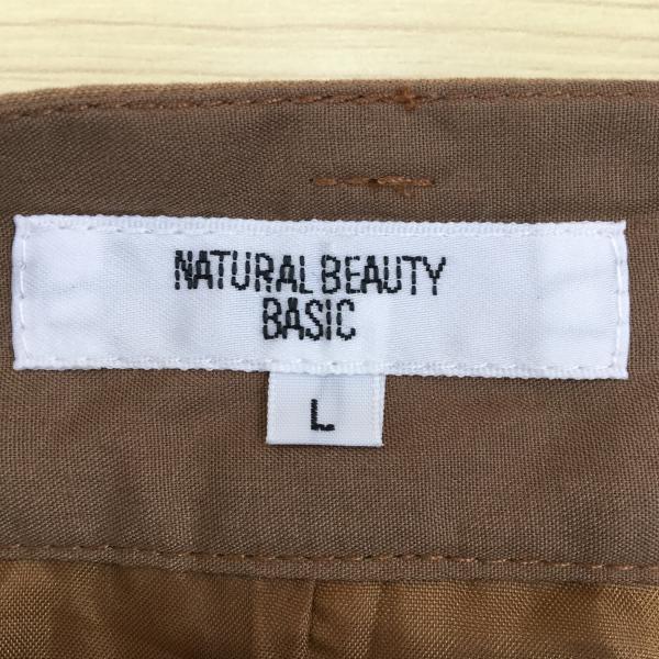 ナチュラルビューティーベーシック NATURAL BEAUTY BASIC スカート スカート L 桃 / ピンク / X ベージュ / ベージュ / レディース USED 古着 中古 10020863