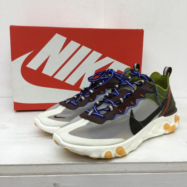 ナイキ NIKE スニーカー REACT ELEMENT 87 AQ1090-300 27.0cm メンズ USED 古着 中古 10020893