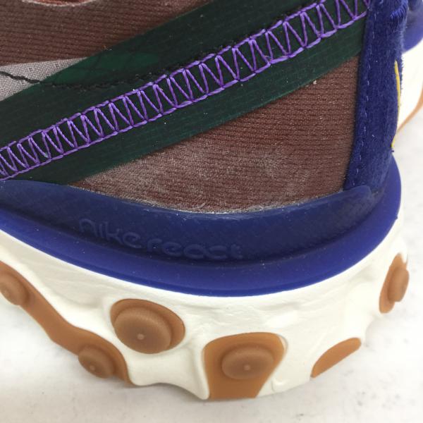 ナイキ NIKE スニーカー REACT ELEMENT 87 AQ1090-200 リアクトエレメント 27.0cm 茶 / ブラウン / X 灰 / グレー / X 青 / ブルー / X 緑 / グリーン / メンズ USED 古着 中古 10021048
