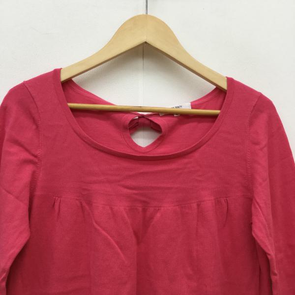 ナチュラルビューティーベーシック NATURAL BEAUTY BASIC カットソー  長袖カットソー M 桃 / ピンク /  レディース USED 古着 中古 10021195