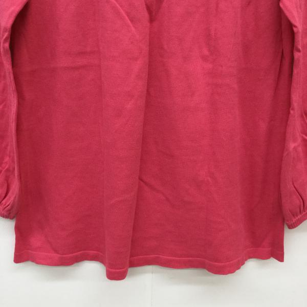 ナチュラルビューティーベーシック NATURAL BEAUTY BASIC カットソー  長袖カットソー M 桃 / ピンク /  レディース USED 古着 中古 10021195
