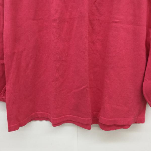 ナチュラルビューティーベーシック NATURAL BEAUTY BASIC カットソー  長袖カットソー M 桃 / ピンク /  レディース USED 古着 中古 10021195