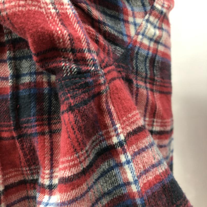 ミルクフェド MILKFED. シャツ、ブラウス シャツブラウス XS チェック 赤 / レッド / レディース USED 古着 中古 10021448