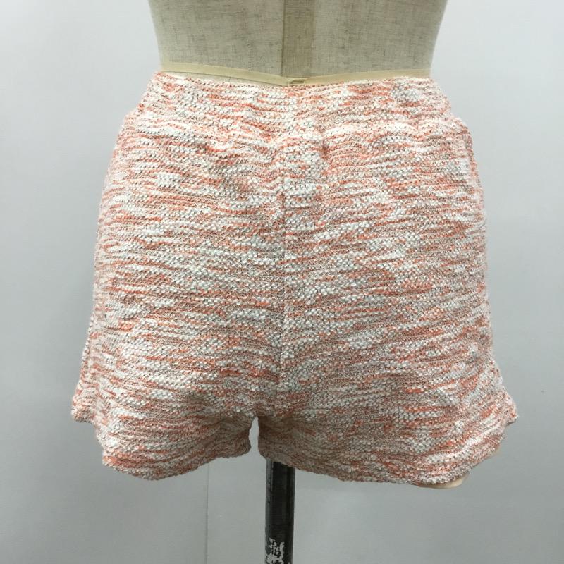 エモダ EMODA パンツ ツイードショートパンツ S 橙 / オレンジ / レディース USED 古着 中古 10021461