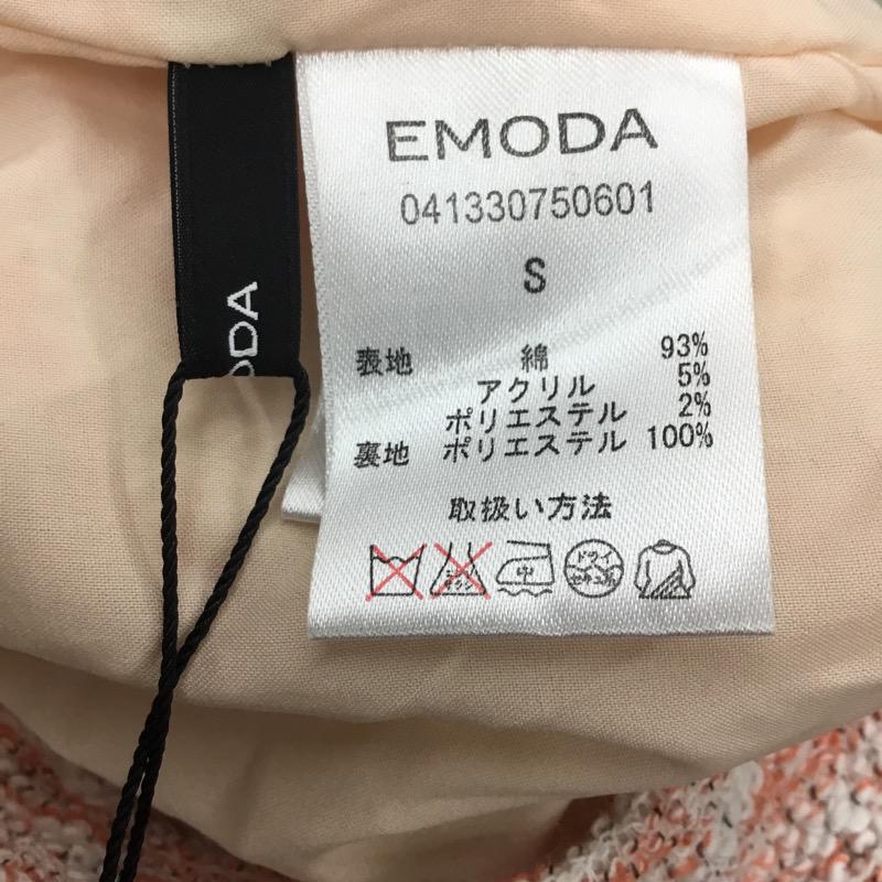エモダ EMODA パンツ ツイードショートパンツ S 橙 / オレンジ / レディース USED 古着 中古 10021461