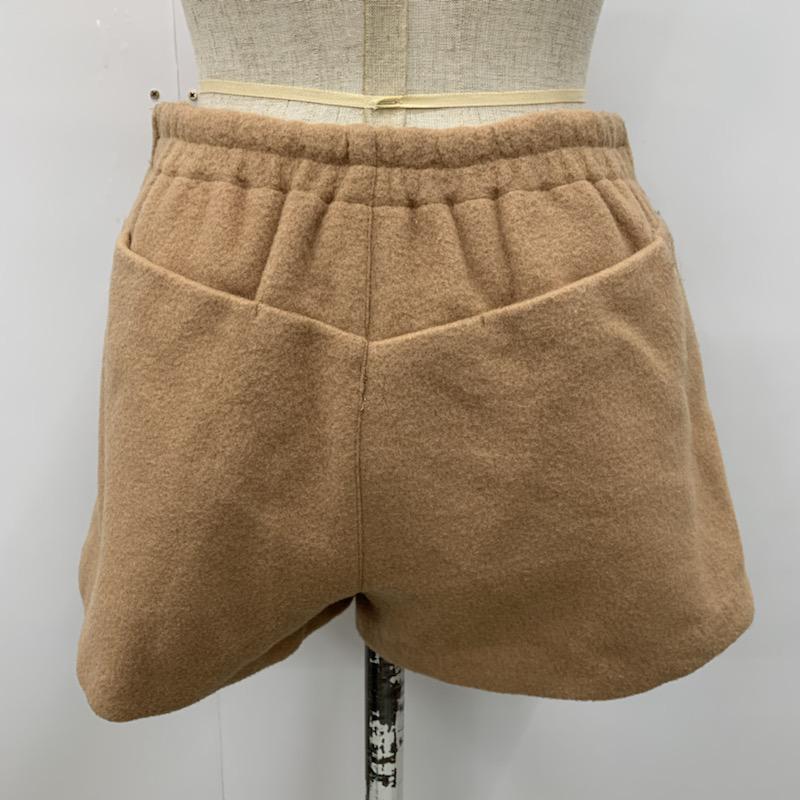 ミエル クリシュナ miel crishunant パンツ  ショートパンツ FREE 無地 キャメル / キャメル /  レディース USED 古着 中古 10021468