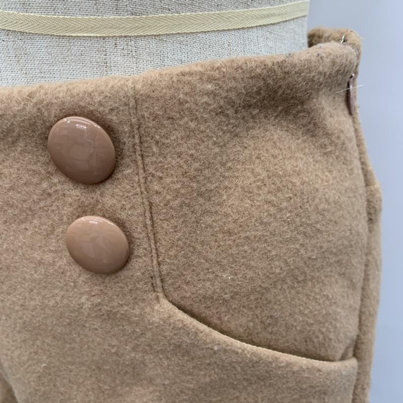 ミエル クリシュナ miel crishunant パンツ  ショートパンツ FREE 無地 キャメル / キャメル /  レディース USED 古着 中古 10021468