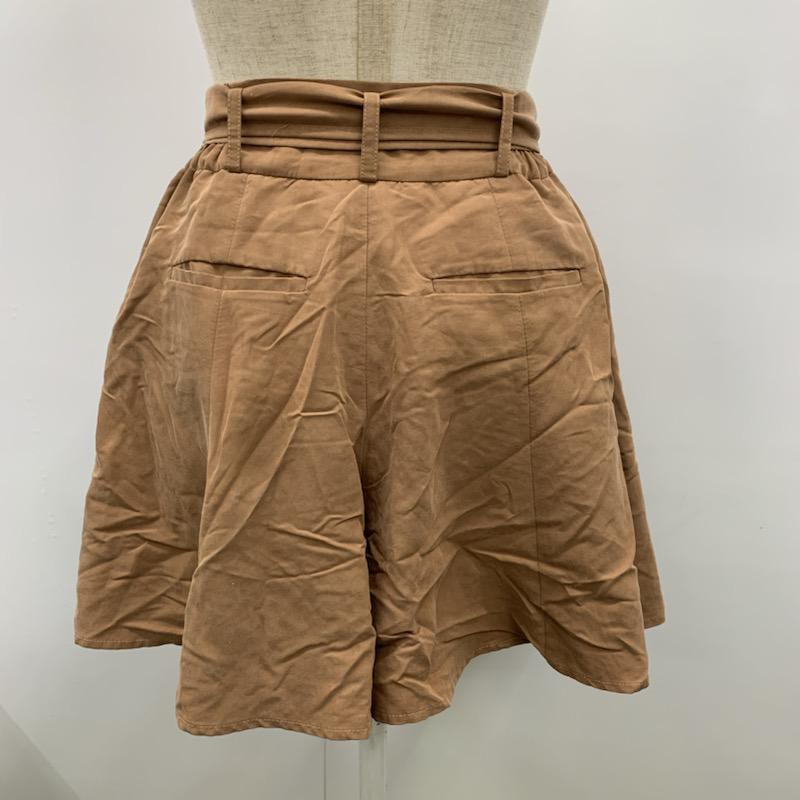 マーキュリーデュオ MERCURYDUO パンツ ショートパンツ ベルト付き 無地 FREE 無地 キャメル / キャメル / レディース USED 古着 中古 10021478