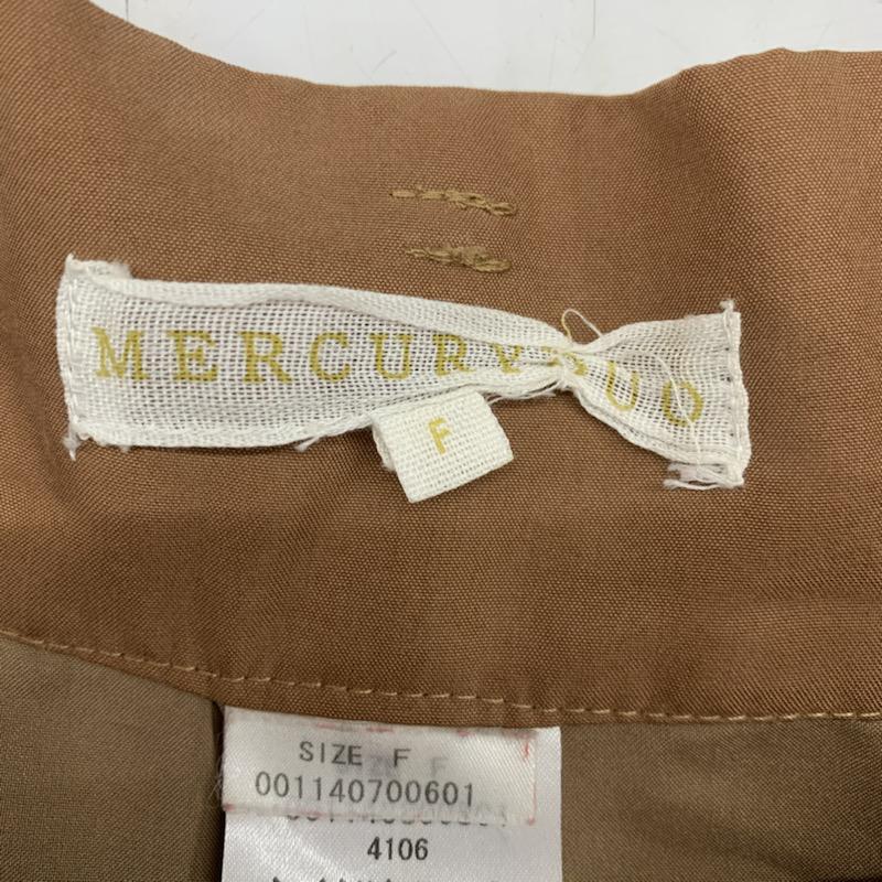 マーキュリーデュオ MERCURYDUO パンツ ショートパンツ ベルト付き 無地 FREE 無地 キャメル / キャメル / レディース USED 古着 中古 10021478