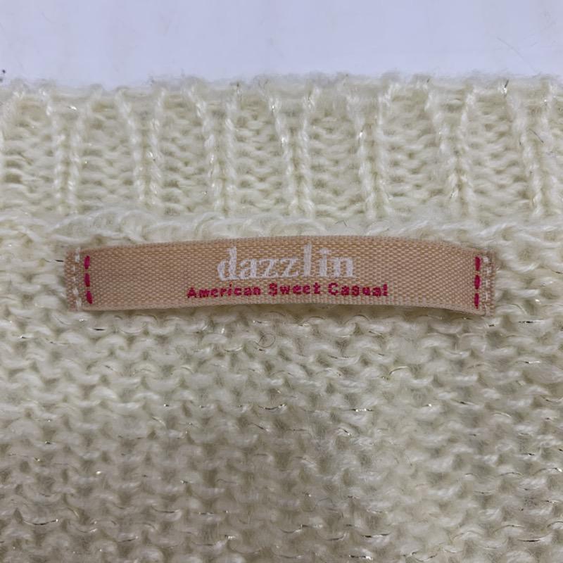 ダズリン dazzlin ニット、セーター ケーブル編みニット FREE 白 / ホワイト / レディース USED 古着 中古 10021480