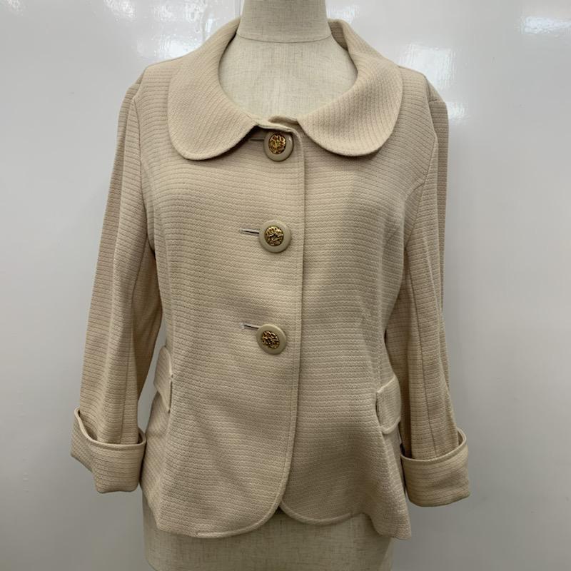 ミッシュマッシュ MISCH MASCH ジャケット、上着 ビッグボタンジャケット 38 無地 ベージュ / ベージュ / レディース USED 古着 中古 10021497