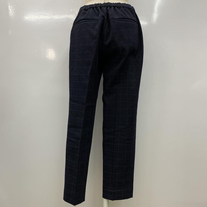 ドリッテ DRitte Boutique パンツ テーパードパンツ 38 X チェック 紺 / ネイビー / レディース USED 古着 中古 10021515