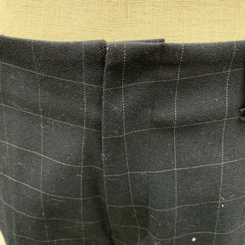 ドリッテ DRitte Boutique パンツ テーパードパンツ 38 X チェック 紺 / ネイビー / レディース USED 古着 中古 10021515