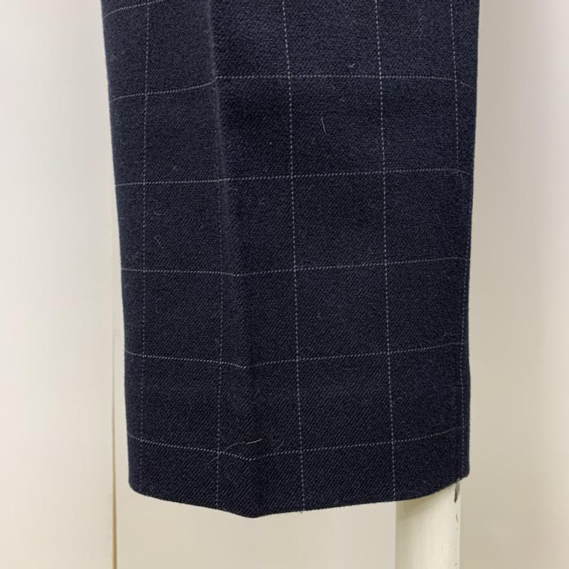 ドリッテ DRitte Boutique パンツ テーパードパンツ 38 X チェック 紺 / ネイビー / レディース USED 古着 中古 10021515