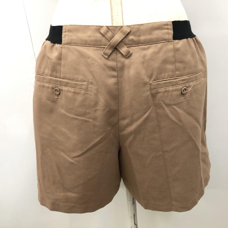 アースミュージックアンドエコロジー earth music&ecology パンツ ショートパンツ M 無地 茶 / ブラウン / レディース USED 古着 中古 10021528