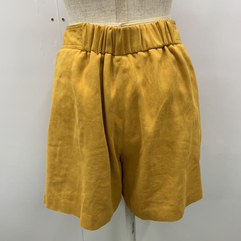 リューデベー/ロートレアモン Rue de Bleis/LAUTREAMONT パンツ ショートパンツ 1 無地 マスタード / マスタード / レディース USED 古着 中古 10021538